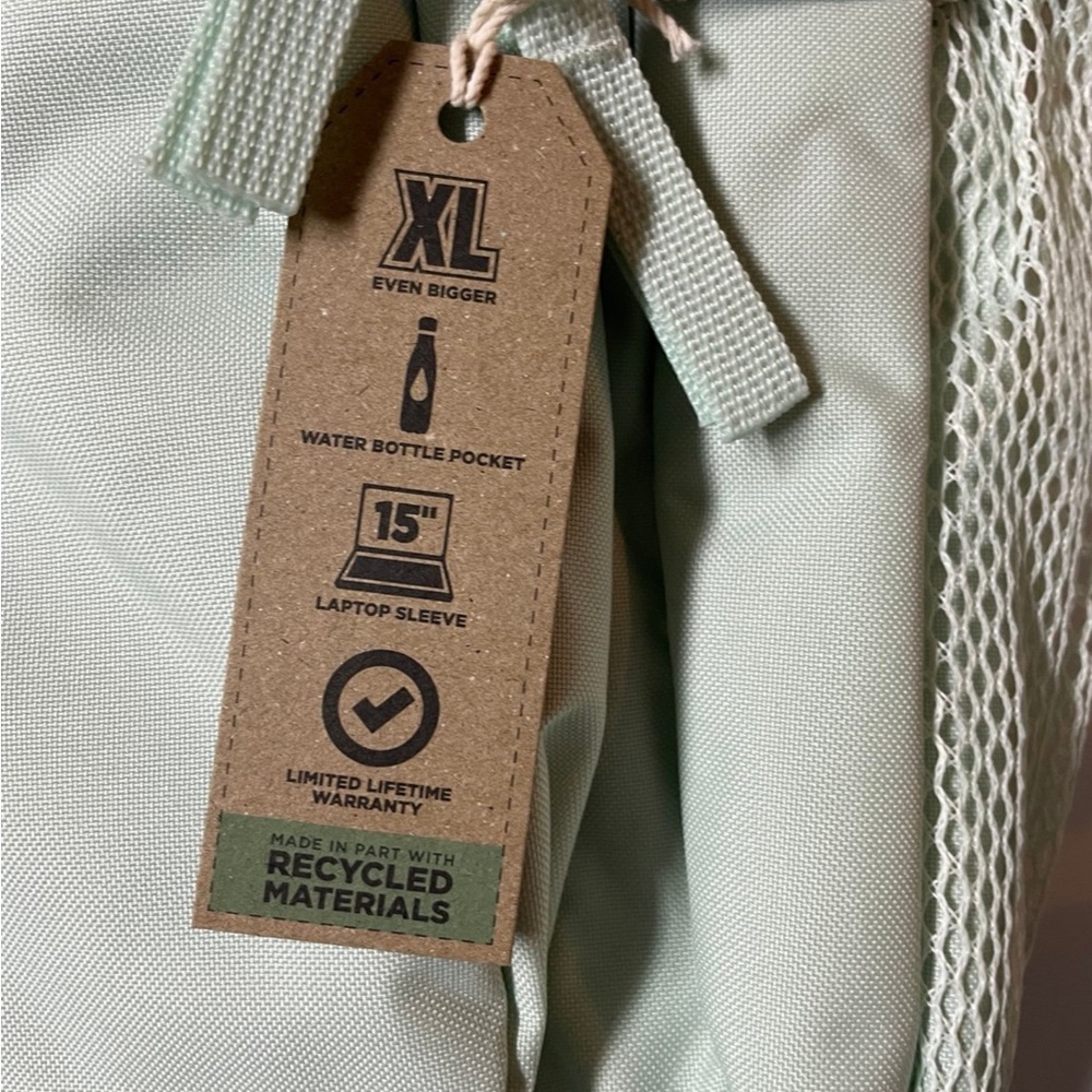 JanSport Big Student 17.5" Backpack/ Fresh Mint - Picture 3 of 5